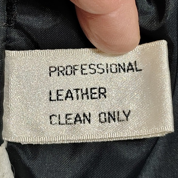 Vintage Wilsons Suede Leather 80's Glam Womens Jacket Textured Black Size 38 - Picture 7 of 16